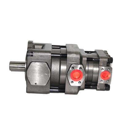 China Aluminum alloy+Cast iron NBL5/4-D100/40F3EWN gear pump high pressure tandem internal gear pump 18Mpa for sale