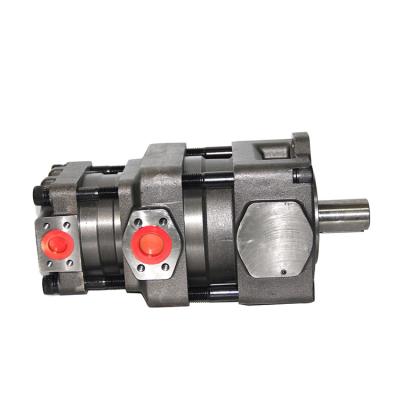 China Aluminum alloy+Cast iron NBL5/4-D100/40F3EWN gear pump high pressure tandem hydraulic gear pump for sale