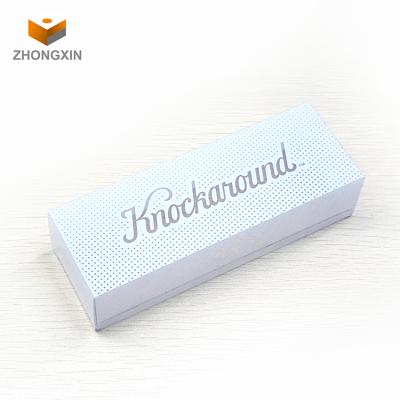 China Recyclable White Foldable Eyewear Package Paper Custom Sunglasses Packing Boxes Toy PVC Packing Box for sale