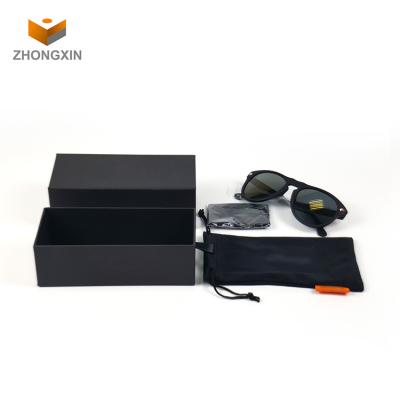 China Recyclable Craft Paper Packaging / Custom Recyclable Sunglasses Packaging Boxes For Glass Packaging for sale