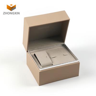 China Paper Thickness 2mm One-Stop Service Custom Logo Printed Jewelry Paper Box Packaging Wholesale Kraft Paper Watch Jewelry Package Box for sale