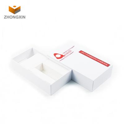 China Wholesale Recyclable Cheap White Smartphone Packaging Box Paper Packaging Box For Phone Covers Audio Cable Packaging Box for sale