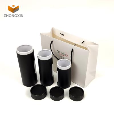 China Recyclable Eco Friendly Newspaper Delivery Tour Cylinder Packaging Box For T-shirt /tea/herbs/coffee /cosmetics Packaging for sale