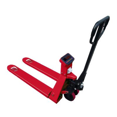 China Hotel Handling Equipment Manual Jack Pallet Truck Hand With Ladder for sale