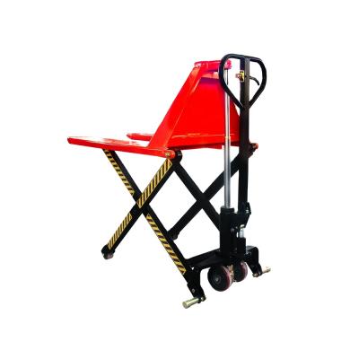 China china 1t 1.5t 1-10T hand pallet scissor hydraulic manual high lift pallet truck for sale