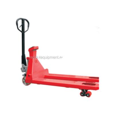 China Hotels Pallet 2ton Hand Jack Light Duty Small Manual Pallet Truck With Ladder for sale