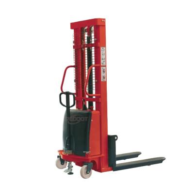 China Hotels REDDOT High Quality 1ton 1.5 Ton 2 Ton Hydraulic Semi Electric Stacker for sale