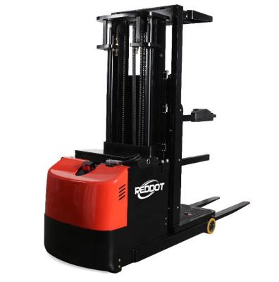 China Garment REDDOT Stores Advanced JX2-4 1.0t Double Electric High Lift Height Order Picker Picking Machine for sale