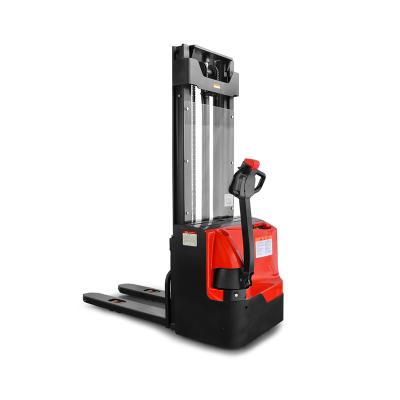 China Hotels REDDOT Walkie Type Pedestrian Electric Pallet Stacker With AC Power for sale