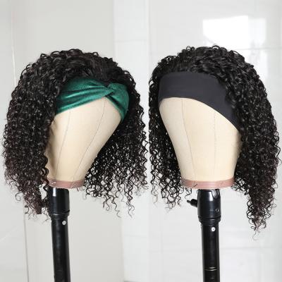 China Straight/Body/Straight Wave/Deep Curly/Curly Curly/Water/Afro Bob Curly Short Curly Coily SPARK Wave Wigs Natural Half Curl Wigs With Headband Tied Hair Band Kinky Curly Wig for sale