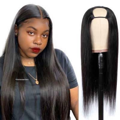 China Straight/Body/Straight Wave/Deep Curly/Curly Curly/Water/High Quality U-Part Hair Wigs Wholesale Natural Straight Wave For Black Women,Brazilian Human Body Wave Wig Wholesale Seller half for sale