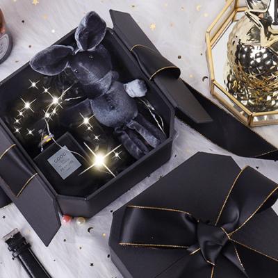 China Octagonal Gift Box Wedding Bridesmaid Aromatherapy Gift Box Clamshell High End Box Perfume Gift Box for sale