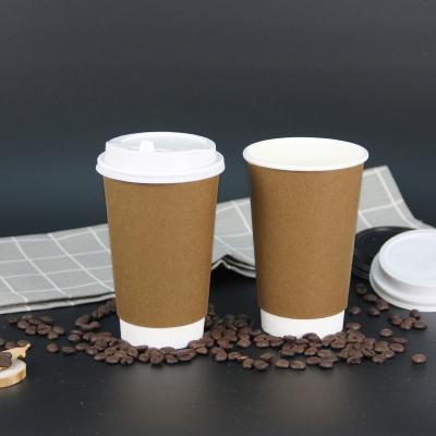 China Hot Drinks Cup Factory Customized Paper Cup Coffee or Tea Paper Cup Disposable Hot Drinks Double Layer Cavity Cup Wholesale for sale