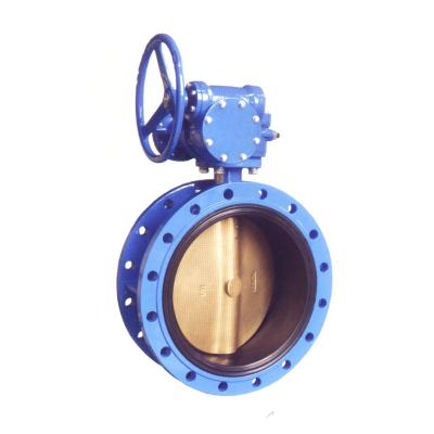 China General High Quality Color Gloss Worm Flange Butterfly Valve for sale