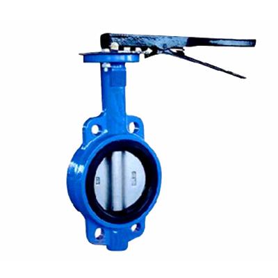 China General Ansvalve 2inch-20inch Handle Wafer Stainless Steel Butterfly Valve With Low Price Soft Seal for sale