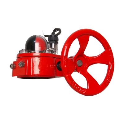 China 24:1 50:1 Standard Waterproof 30:1 Ratio Butterfly Valve Transmission IP65 Manual Valve Worm Gearbox for sale