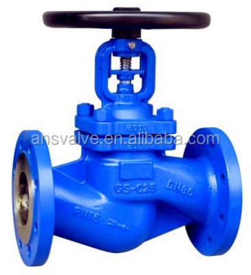 China General Steam Wcb High Temperature Thermal Oil Manual Operated Cast Steel Bellows Seal Globe Valve for sale