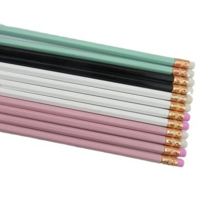 China High Quality Eco-friendly Promotional Pencil HB Standard Wholesale Pencil With Eraser for sale