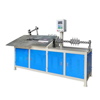 China Factory Table Desktop Metal Steel Thin Wire Rod Bending Automatic Hydraulic Cutting 2D CNC Wire Bender Machine for sale