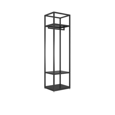 China Customized factory price cheap powder coated high transition display cabinet for clothing store for sale