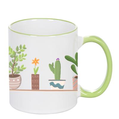 China Disposable Sublimation Masks Creative Artificial Coffee Mug Factory 11oz Ceramic Mug for sale