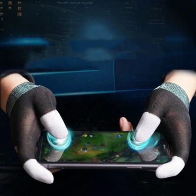 China Freefire sernsitivity Smart Ultra Thin Carbon Touch Screen Gaming Phone Anti Sweat High Finger Toe Cover Glove Fingertip For Pubg Games for sale