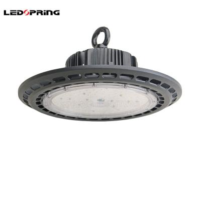 China Warehouse UFO LED High Bay Light 100w 150w 200w High Bay Lighting Fixtures Warehouse Light Waterproof Supermarkets for sale