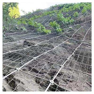 China Protective Flexible Active Mesh High Tensile Strength SNS Rockfall Barrier Pad Netting for sale