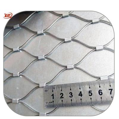 China Flexible High Tensile Strength Anti - Falling Protective Stainless Steel Rope Mesh For Staircase for sale