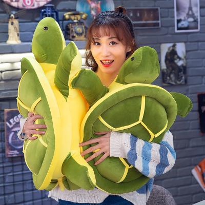 China Hot Sale Plush Toy Pillow Turtle Different Sizes Cute Turtle Doll Toys Big Glass Turtle Plush Toy for sale