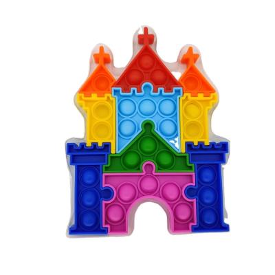 China New Education Toys Bubbling Exercise Finger Sensory Puzzles Castle Other Educational Toys For Children 30cm for sale