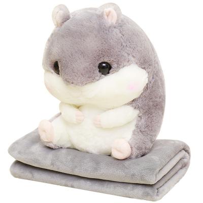 China Plush 3 in 1 Cute Hamster Plush Toys Cover Set Plush Hamster Soft Plush Toys for sale