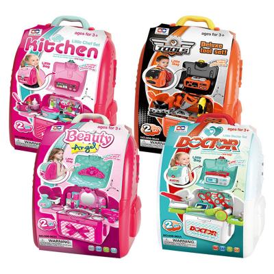 China For Fun Kids Kitchen Doctor Pretend Play Bag Set Toy Play House Early Educational Toy for sale