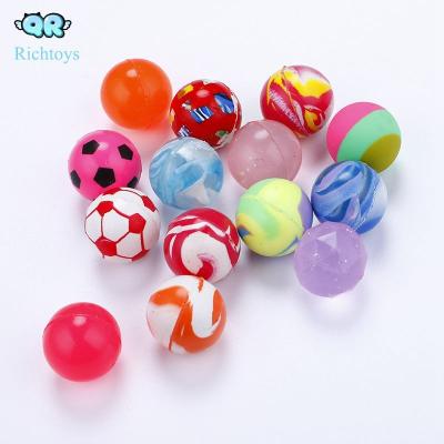 China Wholesale Price Cheap Color 27mm 32mm Mixed Bouncy Rubber Material 45mm Bouncy Balls for sale