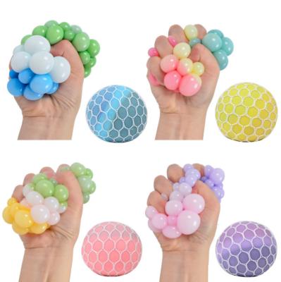 China Customized Soft TPR Color Gel Effort Changing Squishy Balls for sale