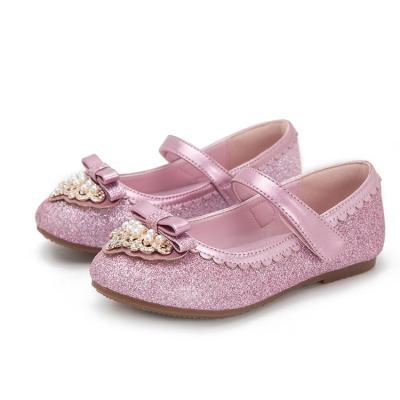 China 2021 Sequined Princess Shoes Children's Show of Autumn New Girls' Shoes Deodorization Crystal Shoes Little Girls Sandals for sale