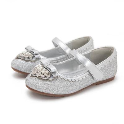 China Deodorization Best Price Summer Girls Sequined Sandals Kids Fashion Party Princess Shoes for sale