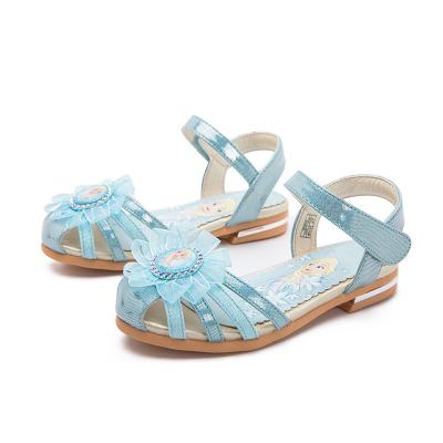 China New Design Child Sandals Fashion Flower Girls Soft Princess Sandals Fancy Breathable Girls Sandals for sale