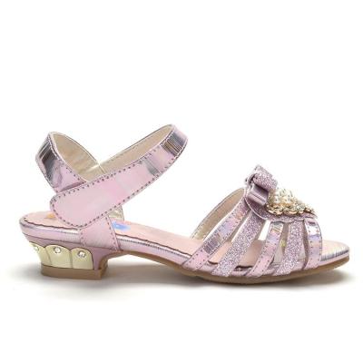 China 2021 New Promotion Children Party Breathable Princess Casual Shoes Girl Sandals for sale