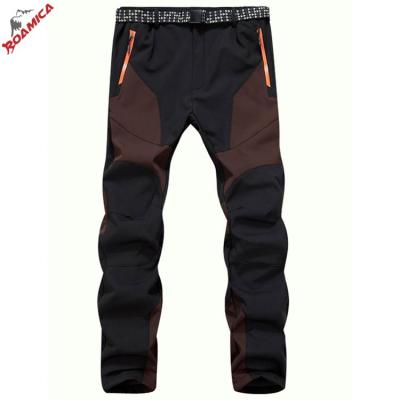 China Fashion Breathable Men's Elastic Waist Breathablity Waterproof Ski Softshell Sport Trousers Outdoor for sale