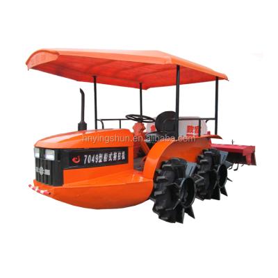 China New Farms Boat 70hp Tractor For Paddy Field And Dry Land , Tractor For Rice Cultivation for sale