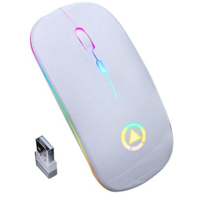 China Hot Sale A2 Wireless Mouse PC Accessories Desktop Convenient Wireless Charging Colorful Silent Silent Mouse for sale