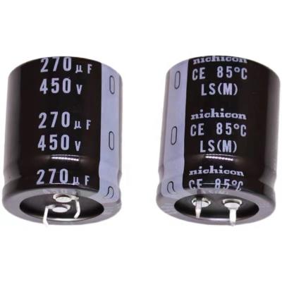 China Standard New Nichicon Imported Aluminum Electrolytic Capacitor 450V270uf 30*35 Nichicon LS 85 Degreesxysj for sale