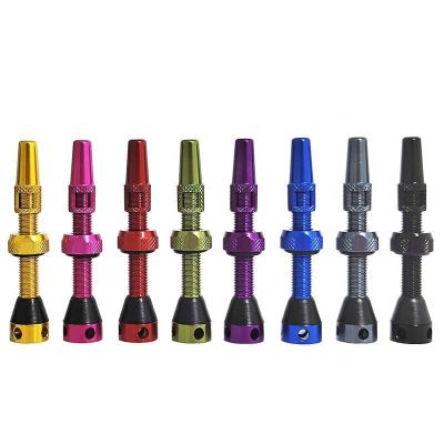 China Aluminum Bicycle Tubeless Valves 44mml 46mm 48mm 50mm 60mm 80mm Valve 40mm Side Hole 36mm for sale