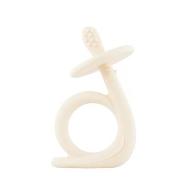 China Toy Snail Tooth Molars Stick Soft High Quality Silicone Bite Teether Teeth Pain Relief Tool Animal Baby Gift for sale