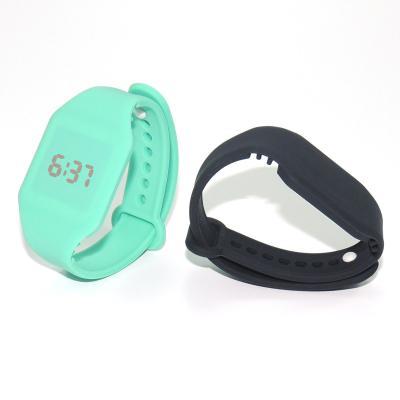 China LED Display Colors Customized Wristband Led Digital Watch For Kids Gifts for sale