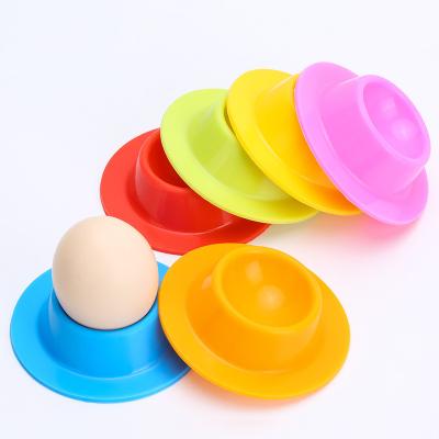 China Creative Freshness Preservation Kitchen Tools Anti-Drop Silicone Egg Tray Silicone Egg Storage and Placement Box for sale