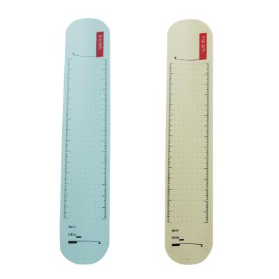 China 2022 hot fashion promotion memorandum ruler silicone rubber wristband wristband for sale