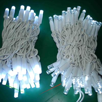 China Regular Or Flash Rubber Cable LED String Light For Festival Decoration for sale