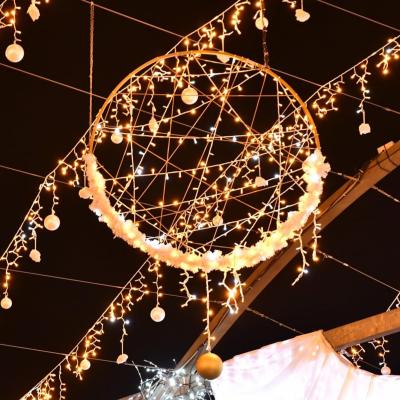 China New festival static or glitter outdoor holiday decoration cross street led 2d pattern light for sale